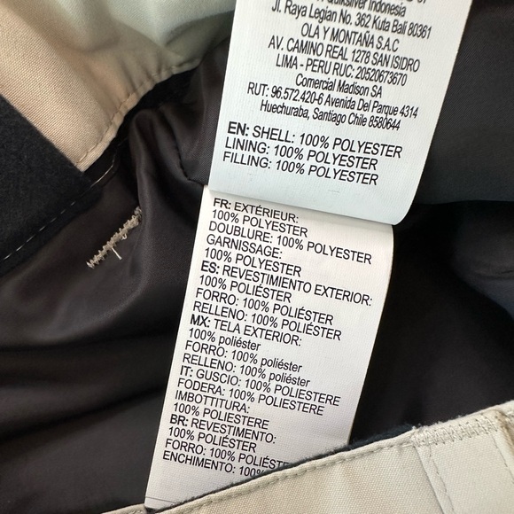 DC Nonchalant 10K Waterproof Ski & Snowboard Cream Pants Women’s Size Medium - Picture 13 of 14